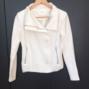 Blank NYC | white blazer jacket